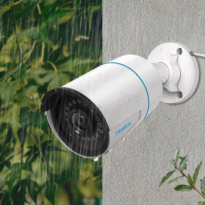 Reolink Wired 5MP QHD+ Indoor/Outdoor PoE Camera | AI Person/Vehicle Detection, IP66 Weatherproof for iOS & Android - RLC-510A