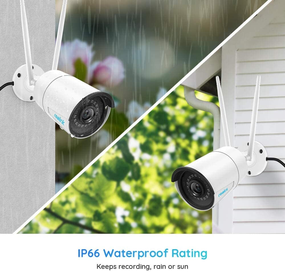 Reolink 5MP WiFi Outdoor Security Camera | Dual Band WiFi, Smart Person/Vehicle Alerts, Motion Detection, Night Vision, IP66 Waterproof, RLC-510WA