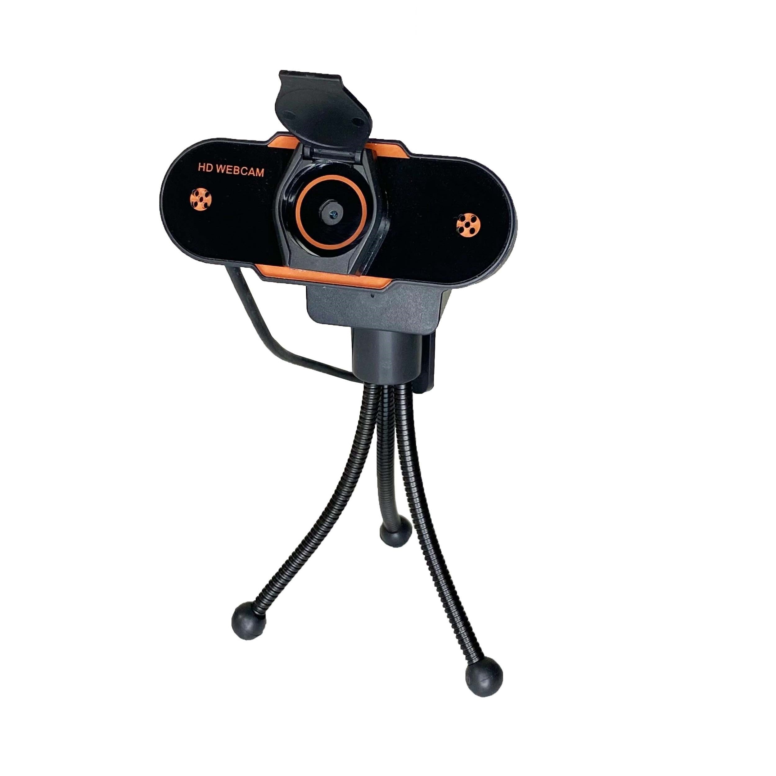 2K HD Webcam Laptop or Computer with Auto-focus, Built-in Microphone, Privacy Cover, USB Multi-Mounting Web Camera, Plug and Play, Noise Reduction