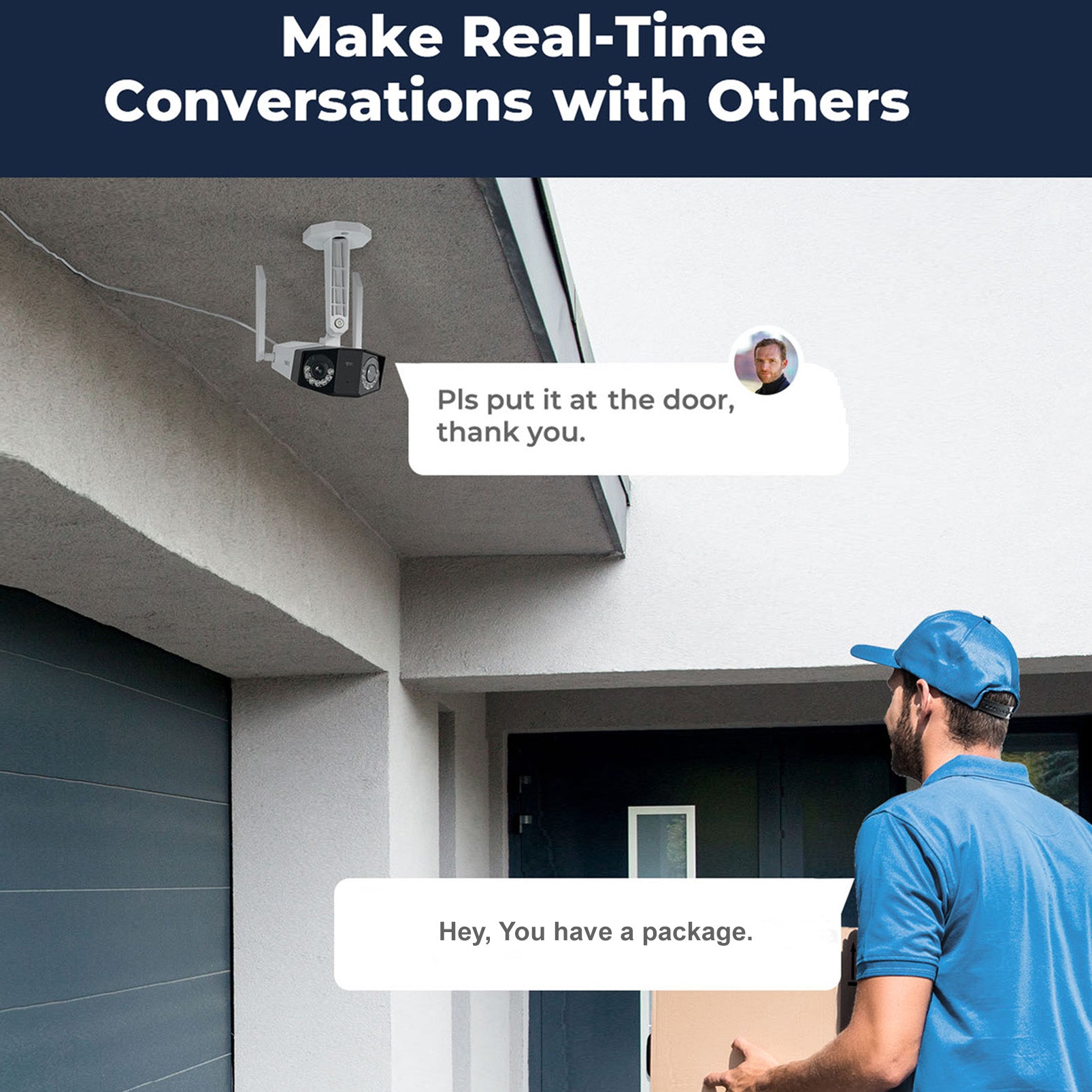 Reolink Duo WiFi 2K Dual-Lens Security Camera with Ultrawide View | 150° Viewing Angle, Person/Vehicle Detection, Colour Night Vision, 2.4GHZ/5GHz
