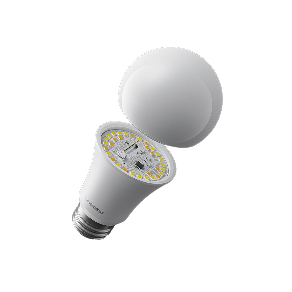 SwitchBot LED Color Bulb, E26 | Works with Alexa & Google, RGB Multicolor 10W 800lms Equals 60W Bulb, WiFi, No Hub Required