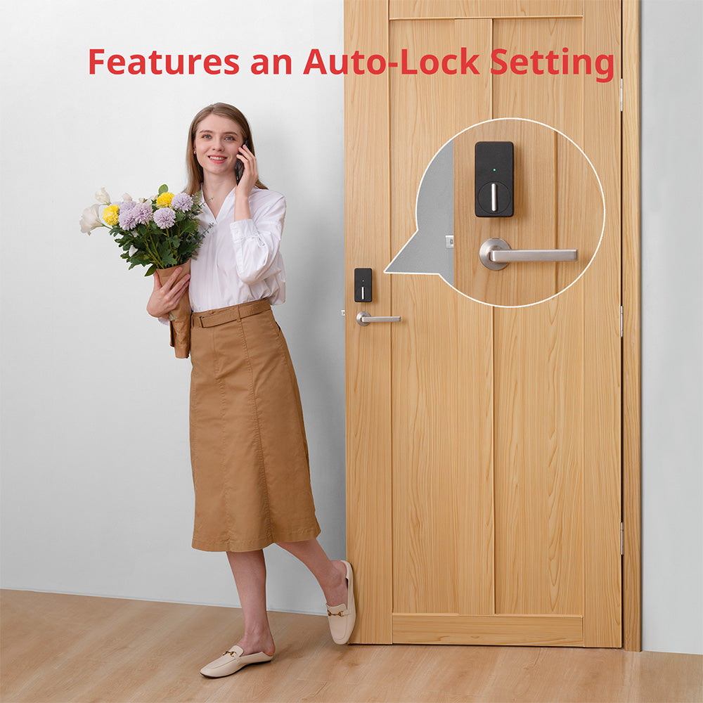 SwitchBot Lock with Keypad/Keypad Touch Bundle | Smart Bluetooth Electronic Deadbolt, Keyless Entry Door Lock for Front Door, Compatible with WiFi Bridge (Sold Separately)