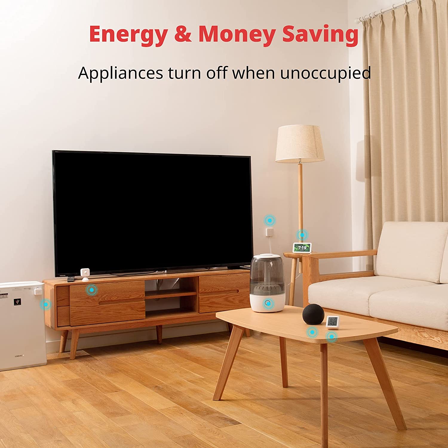 SwitchBot Motion Sensor | Wireless Home Security System, PIR Motion Detector Alert, Add SwitchBot Hub Mini to Make it Compatible with Alexa
