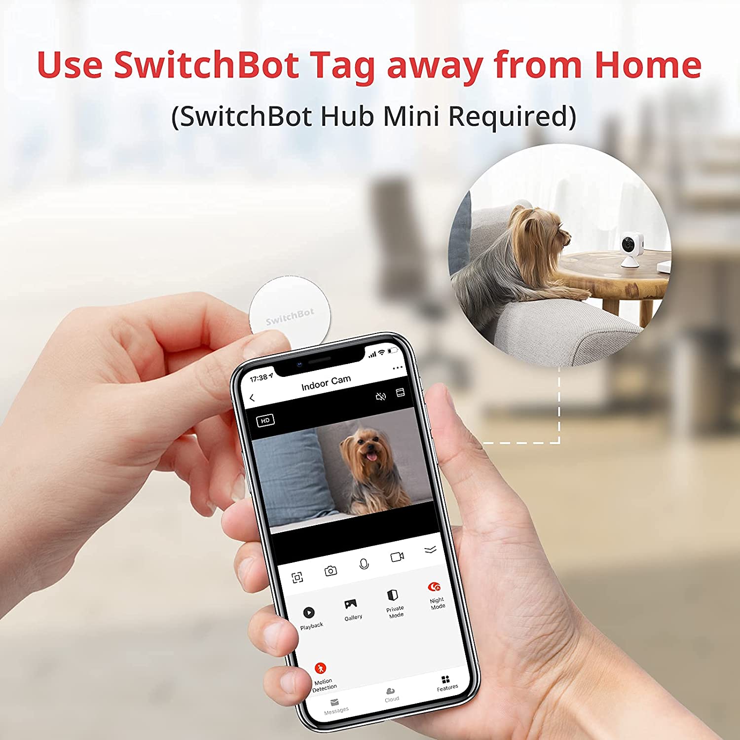 SwitchBot Tag | 3PCS NFC Tag Stickers, NTAG216 30mm, Work Great with SwitchBot Devices, Compatible with iOS & Android and All Other NFC Enabled Devices