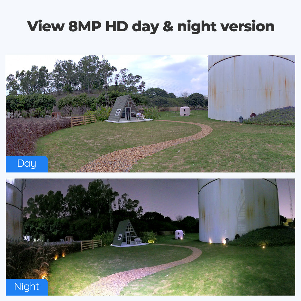 Reolink Duo 2 PoE 4K Dual-Lens Outdoor Camera | Human/Vehicle/Pet Detection, Color Night Vision, Two Way Talk, SD Card Slot