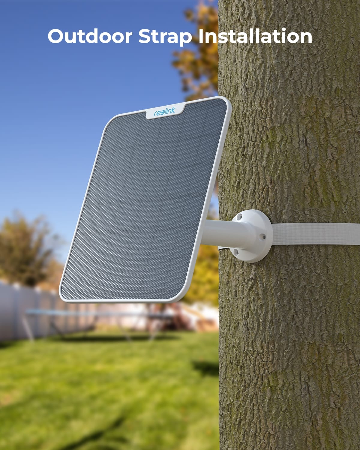 Reolink Solar Panel 2 with 4m cable for Reolink TrackMix, Reolink TrackMix LTE, Reolink Duo 2, Reolink Duo 2 LTE, White