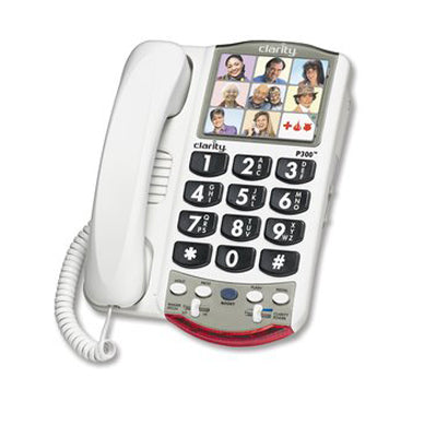 Clarity P300 Amplified Photo Phone with Picture Perfect Dialing