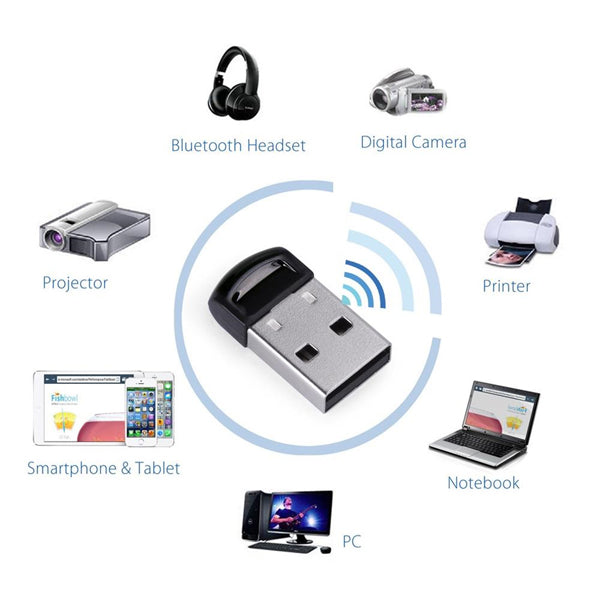Avantree DG40S USB Bluetooth Adapter | Dongle for PC Win 10/8/7, Universal Compatible with All Bluetooth Headphones, Speakers, Printers, Mouse, Keyboard
