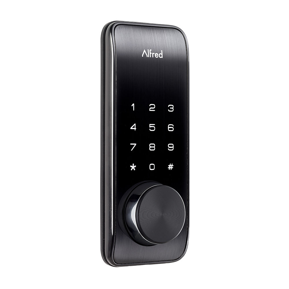 Alfred DB2-B Smart Door Lock Deadbolt Touchscreen Keypad, Pin Code + Key Entry + Bluetooth, Up to 20 Pin Codes