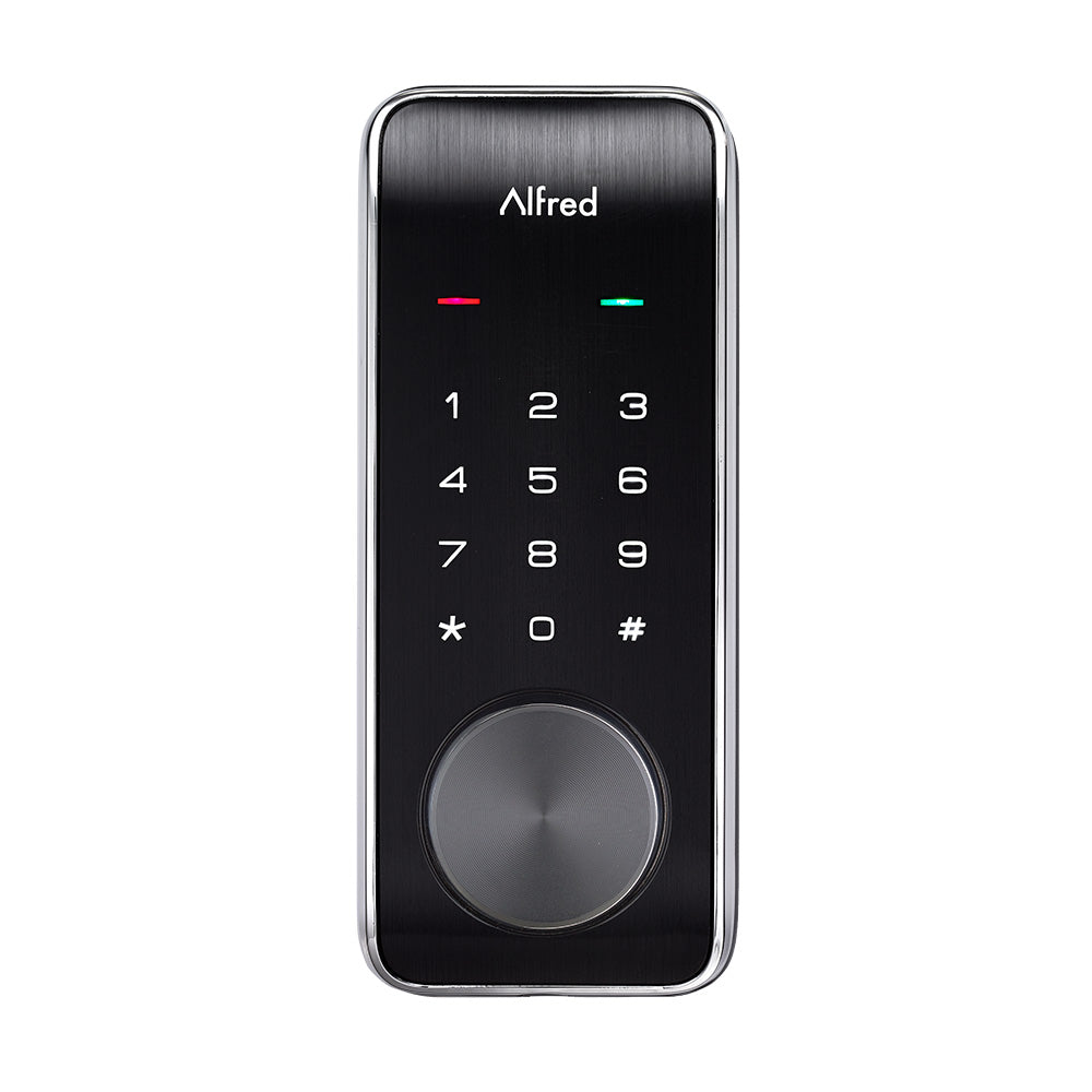 Alfred DB2-B Smart Door Lock Deadbolt Touchscreen Keypad, Pin Code + Key Entry + Bluetooth, Up to 20 Pin Codes