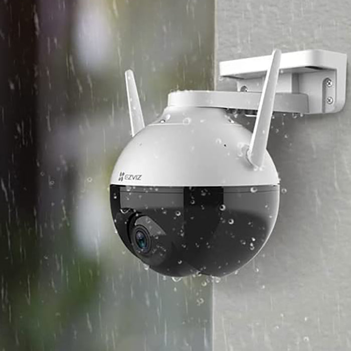 EZVIZ C8C 1080P Outdoor WiFi Camera Pan/Tilt/Zoom, 360° Visual Coverage, IP65 Waterproof, Color Night Vision, AI-Powered Person Detection