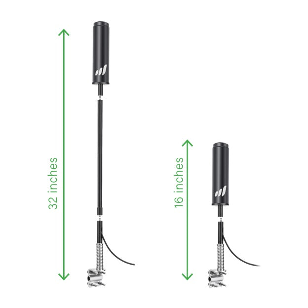 SURECALL High-Performance OTR Vehicle Antenna for Trucks, Semis, Work Vans and Fleets - FME Female