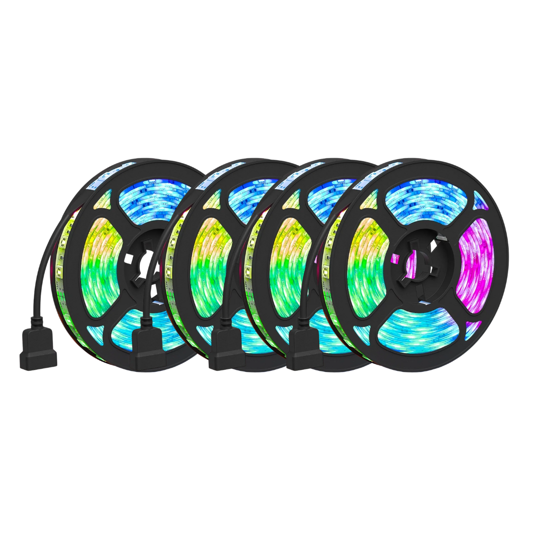 SwitchBot LED Strip Light, 5M | 16.4ft RGB, App Control, Work with Alexa and Google Assistant, 16 Million Colors with Remote Control and Music Sync