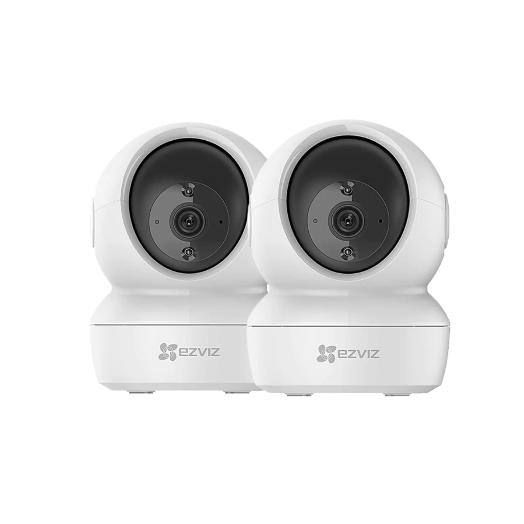 EZVIZ C6N 4MP Indoor WiFi Pan & Tilt Camera, Motion Detection with H.265 Video Technology, Smart Tracking, Smart Night Vision, Two-Way Talk - White